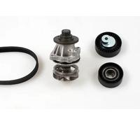 HEPU PK04720 Pompe à eau+Jeu de courroie trapézoïdale à nervures