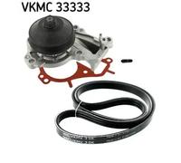 Pompe à eau + kit de courroie trapézoïdale VKMC 33333 SKF pour CITROËN DS OPEL