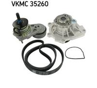 SKF VKMC 35260 Pompe à eau + kit de courroie d'accessoire