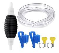 Pompe a Eau Manuelle 2m Pompe Transfert Liquide L'eau Pompe Manuelle Siphon Transfert Voiture Portative Universelle Pump pour Solvant D'essence D'aqueduc Liquide Carburant Diesel D'essence de gaz