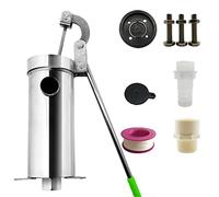 Pompe à Eau Manuelle en Acier Inoxydable, Pompe à Aspiration Manuelle, Pompe à Jet d'eau pour puits Domestique, Pompe à Aspiration Manuelle pour Eau souterraine, idéale pour la Maison, Le ja