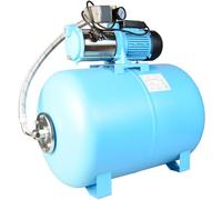 Pompe à Eau MAX-H 1300 avec Réservoir 100L - Pompe d’arrosage de Jardin (1300 W 6000 l/h hauteur max. 55 m) - Groupe de Surpression Set - Réservoir à Vessie Sous Pression 100 L - pour Eaux Claires