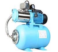 Pompe à Eau MAX-H 1300 avec Réservoir 24L - Pompe d’arrosage de Jardin (1300 W, 6000 l/h, hauteur max. 55 m) - Groupe de Surpression Set - Réservoir à Vessie Sous Pression 24 L - pour Eaux Claires