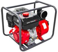 Pompe à eau motopompe thermique essence 86.000 L/h 9 CH raccord 4 hauteur de refoulement 28 m MW Tools WP8600