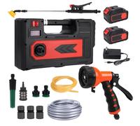 Pompe à Eau, Pompe De Jardin Portable Pour Makita 21V Avec 2 Batteries Pompe à Eau Rechargeable 80 W Pompe D'Irrigation Pour Lavage De Voiture Arrosage PulvéRisation De Pesticides