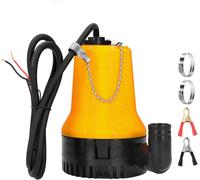 Pompe à Eau Pompe Vide Cave DC 12V Pompe Submersible 4200L/H 50W Pompe Immergée per Puits Pompe Arrosage Pompe D'évac Pompe de Bassin Portatile avec câble de 2,3M per Laghetto Piscina Jardin