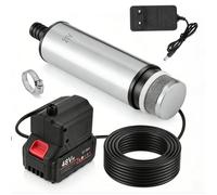 Pompe à eau portable 2 en 1 pour Makita 18 V (avec batterie), 30 l/min, avec câble de 3 m et raccord de 50 mm