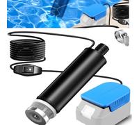 Pompe à eau portable compatible avec batterie Makita 18 V, vitesse de rotation à vide du moteur 4500 tr/min, débit 30 l/min, pompe à eau Lift 120 W pour jardin, camping, piscine pour enfants