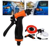 Pompe à Eau Portable Haute Pression, Laveuse à Pression Pompe à Eau 12V 80W, Kit de Rondelle de Lavage pour Voiture électrique pour Auto, Animal Domestique, Fenêtre, Arrosage et Camping