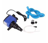 Pompe à eau portable, pompe submersible, air for la circulation de l'eau, aquarium poissons coralliens surfeurs, 3 en 1 avec filtre intégré, tête multifonctionnelle(15W)