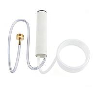 Pompe à eau portable rechargeable pour aquarium avec kit de vidange rapide USB-C avec tuyau flexible pour aspirateur de gravier, balcon, jardin et étang (5 mètres)