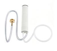 Pompe à eau portable rechargeable pour aquarium avec kit de vidange rapide USB-C avec tuyau flexible pour aspirateur de gravier, balcon, étang de jardin (1 mètre)
