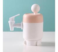 Pompe à eau potable avec système de pression manuel et joint étanche pour bouteilles de 18 litres pour garantir un versement propre à chaque fois (rose)