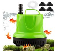 Pompe à Eau pour Aquarium,Pompe de Filtration pour Aquarium - Dispositif Silencieux De Filtration Et Circulation Avec Ventouses Pour Bassin, Terrarium, Drainage, Irrigation Extérieure Et Sump