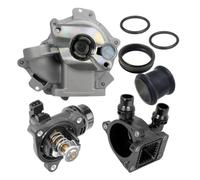 Pompe À Eau Pour BMW E87 E90 E91 E92 X1 E84 N46 Pompe Auxiliaire | Thermostat Liquide Refroidissement Pompe À Eau Moteur Avec Kit Bride 11517515778 11537510959 11517572859