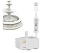 Pompe à eau pour chat - ABS 4,1 x 3,9 x 3 cm | Mini pompe d'aquarium, système de circulation silencieux | 5 V 3 W 150 L/H appareil pour aquarium, hydroponie, remplacement de fontaine à eau pour