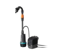 Pompe à eau pour réservoirs d'eau de pluie - GARDENA - 14605-20 - 18V (batterie 2,5 Ah) - 2400 L/h - Minuterie 5/10/15 min