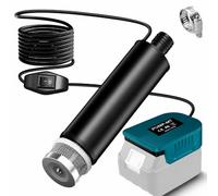 Pompe à eau sans fil, pompe à eau électrique, pompe d'aspiration, mini pompe à eau avec câble d'extension pour irrigation de jardin, pompes de piscine, lavage de voiture, camping, flaques d'eau (sans
