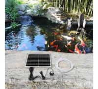 Pompe à eau solaire 10 W, pompe submersible avec filtre 5 V circulant, tuyau d'eau de 2 m, pour étangs de jardin, piscine, aquarium
