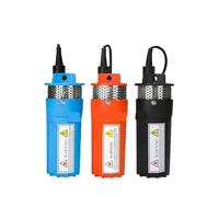 Pompe À Eau Solaire 12 V 24 V 6 L/min, Pompe De Puits Profond, Pompe Submersible À Vis, Irrigation Jardin Maison Agricole 70 Mètres(Red,CN_24V)