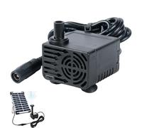 Pompe à eau solaire 12V DC, 300L / h Mini Fountain Pompe, Spray de 3, 9 pieds pour aquariums