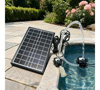 Pompe à eau solaire 12V, pompe submersible de circulation et de filtration pour étang à poissons, réservoir d'eau extérieur, aquarium A