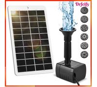 Pompe à eau solaire - AKOZON - 4W 5V - 200 L/h - Kit panneau solaire - Sortie USB