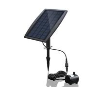 Pompe À Eau Solaire Avec Panneau D'alimentation,Fontaine Décorative Enfichable,Paysage,Piscine,Jardin,9v,2.5w - Type Black #A