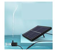 Pompe à eau solaire d'aquarium 12V filtre hydroponique aération réservoir de poissons rocaille pompage d'eau pompe submersible fontaine d'étang extérieur(5v6w set)