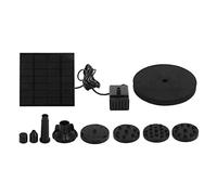 Pompe à eau solaire DGLDCSHUAI pour fontaine extérieure submersible, petit kit de fontaine pour bain d'oiseaux, bassin, jardin ou piscine, hauteur de refoulement 120 cm