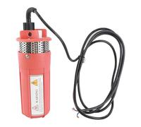 Pompe À Eau Solaire Immergée, Pompe De Puits Profond 30m De Levage, Débit 6.5L / Min, DC 24V - Résistante Et Étanche, Compatible Panneaux Solaires, Pour Irrigation Et Bassin (Orange)