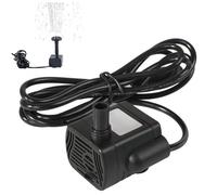 Pompe à eau solaire mini pompe de fontaine solaire calme avec une ligne de 1, 5 m pour le jardin jardin à distance pulvérisation pignon 1, 5 m pour l'aquarium sans panneau, fontaine