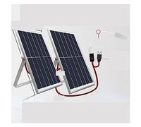 Pompe à eau Solaire Pompe à eau solaire grand débit poissons d'aquarium Rocaille Cascade Fontaine Submersible Hydroponique Cycle de l'eau piscine Filtre(USB5V20W Solar Plate)