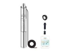 Pompe à Eau Solaire, Puissance 400W, Contrôleur Intégré, 3SP2-65-D24-370BI