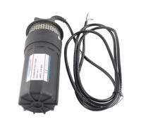 Pompe à eau solaire Submersible 30m ascenseur 6,5L pompe à eau de puits profond pour étang d'irrigation DC 24V (Noir)