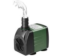 Pompe à eau submersible 25 W 1500 L/h AC220-240V avec 2 buses pour aquarium, étang, fontaines de jardin, système hydroponique