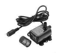 Pompe à eau submersible 400L/H DC12V sans balais avec bobine en cuivre pur et joint époxy pour aquarium, étang, aquarium silencieux et entretien