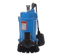 Pompe à eau submersible 750 W avec 19 m³ Q Max, 2850 tr/min, pompe pour eaux usées pour réservoirs de stockage extérieurs, caves, égouts, systèmes d'épuration, fontaines de fenêtre (bleu)