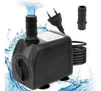 Pompe à Eau Submersible,800L /H 16W Pompe Eau Aquarium Ultra-silencieux,Ajustable Pompe Fontaine pour Étang Fontaine Réservoir de Poissons,avec 4 Pieds de Ventouses pour Fish Tank Hydroponic Systems