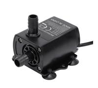 Pompe à Eau Submersible, DC 12V 10W 400L Lift QR50H Fountain Pompe Submersible Petite pour Le Taux Réglable Aquarium, Pompe de Fontaine, Fontaine D'aquarium