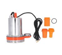 Pompe à eau submersible DC 12V 220W | Haute Lift 10m pour la piscine d'étang et l'aquaculture | Tout le moteur en cuivre avec 3 tailles de sortie (1 "/ 1,5" / 2 ") | Oxydation en