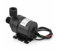 Pompe à Eau Submersible, Performante Sans Maintenance 30W IP68 Mini Pompe Sans Brosse DC 12V 8m Économie d'Énergie for Fontaine Domestique Système de Circulation Aquarium Jardin Étang Intérieur