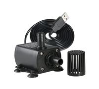 Pompe à eau submersible sans balais - 1,2 m - USB - CC 5 V - Silencieux - Portable - Pour aquarium, fontaine, étang - Système de refroidissement par ordinateur