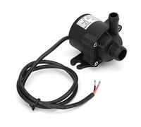 Pompe à eau submersible sans balais en plastique, pompe à eau DC 12 V avec débit de 350 L/H, mini pompe à eau haute performance pour aquarium, fontaine, étang de jardin