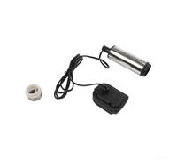 Pompe à eau submersible sans fil compatible 18 V - Outil de drainage et d'irrigation portable de 60 W pour bassins, sous-sols, nettoyage - Boîtier en acier inoxydable