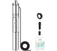 Pompe à eau submersible solaire, puissance 370W/150W, débit maximal 2T/H , 370W DC 24V