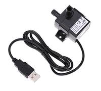 Pompe à eau submersible TOTMOX 6-12V 150L / H avec port USB, pompe submersible ultra-silencieuse et non colmatante pour fontaine d'aquarium, étang, réservoir de poissons