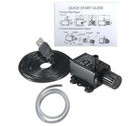 Pompe à Eau Submersible USB DC5V Brushless Hauteur pour Aquarium - Pompe à Eau Submersible Sans Entretien avec Design Détachable et Fonctionnement Silencieux pour Aquarium