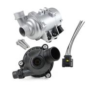 Pompe à eau supplémentaire Pour BMW Pour X1 Pour X3 Pour X5 Z4 E60 E61 | E81 E87 E90 E91 325i 330i 525i 530i 630i 730i 11517586925 Kit pompe à eau électrique + Thermostat