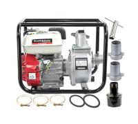 Essence Pompe à Eau 5,5PS de Jardin 4TAKT Poteur 2'' Centrifuge 600L / Min
